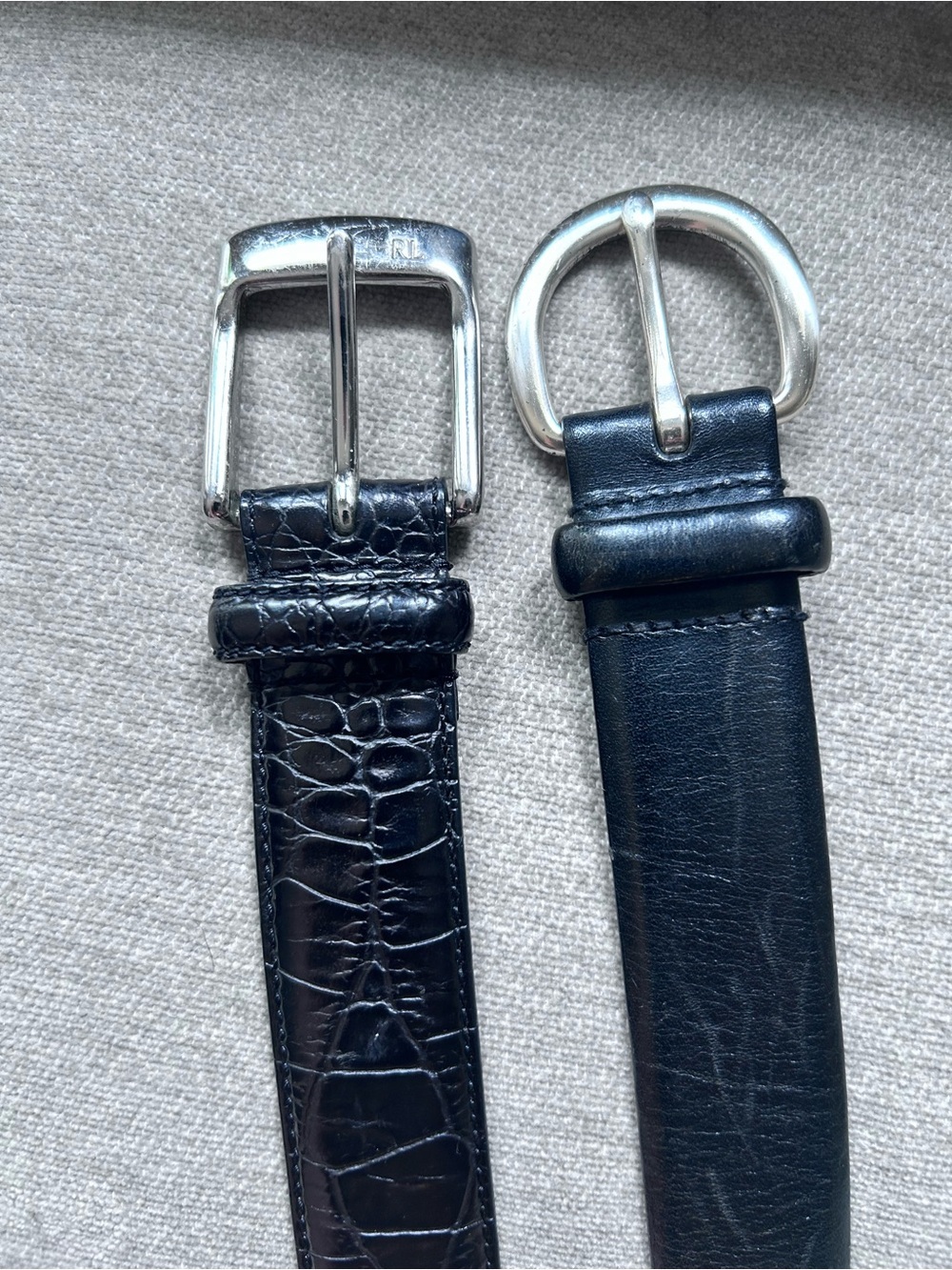 Polo Ralph Lauren Leather Men’s Belts in Black